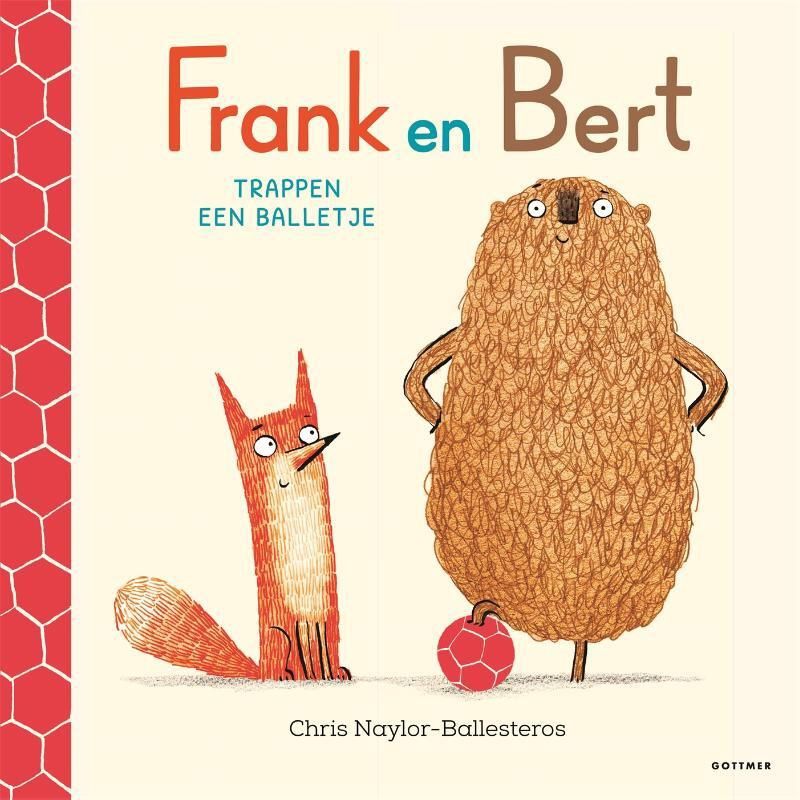 Het is een boek I Frank en Bert trappen een balletje