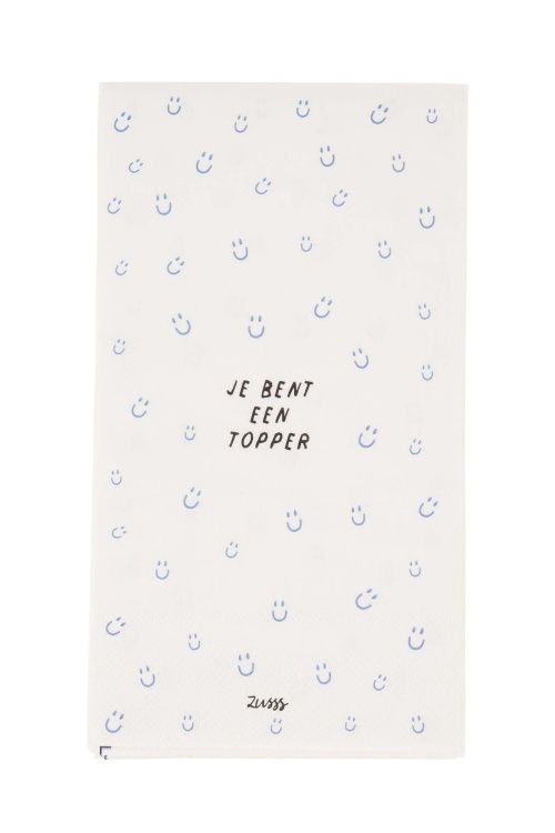 Zusss I Servetten je bent een topper