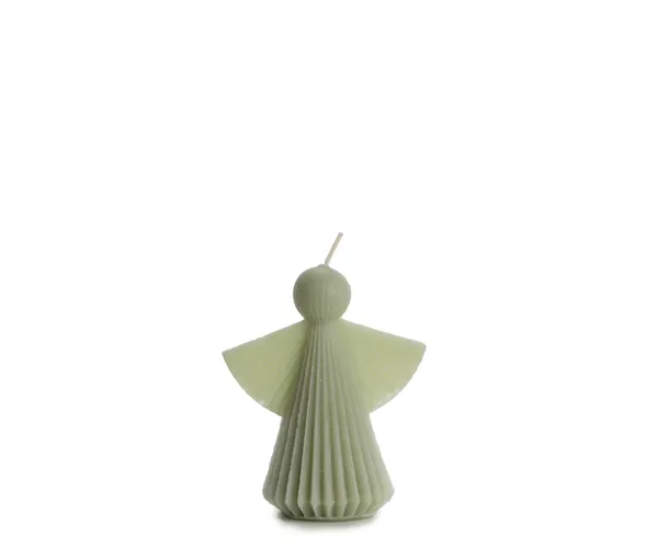 Rustik Lys I Kaars kerstengel (10 cm x 8,5 cm) I div. kleuren