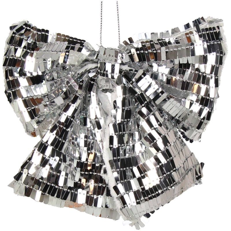 Strik zilvere pailletten