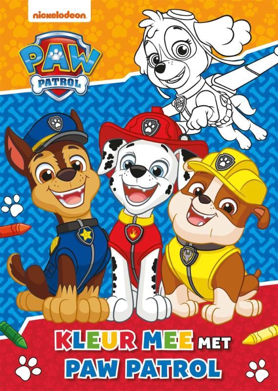 Het is een boek I Kleur mee met Paw Patrol