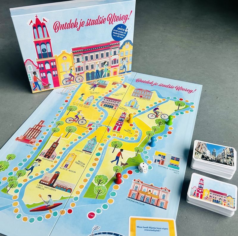 Local Creations I Bordspel ontdek je stadsie Utereg!