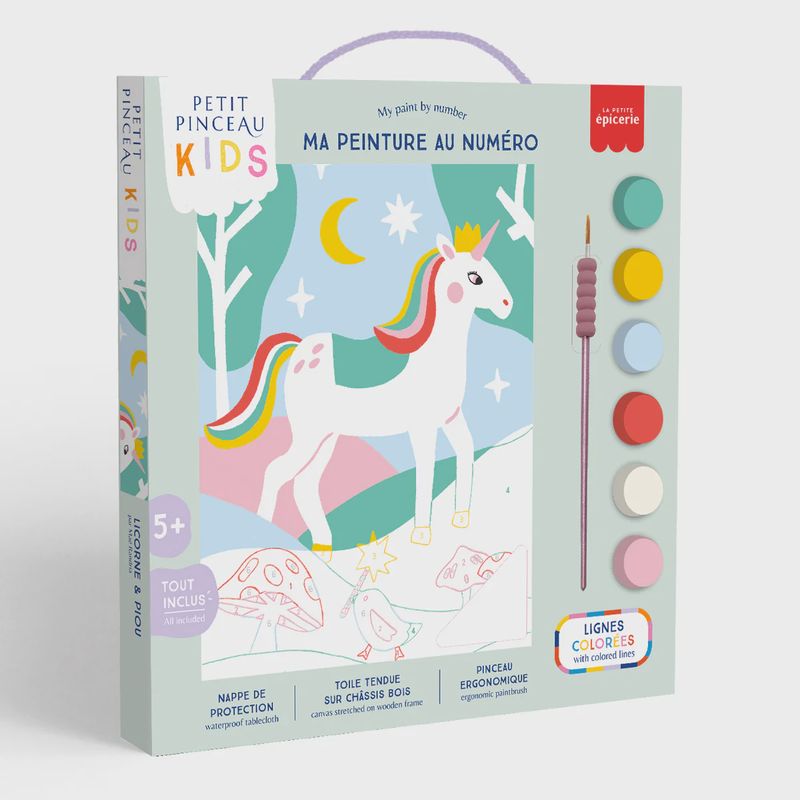 La petite épicerie I Verven op nummers unicorn