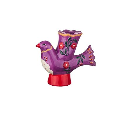 Homebound I Kandelaar vogel paars