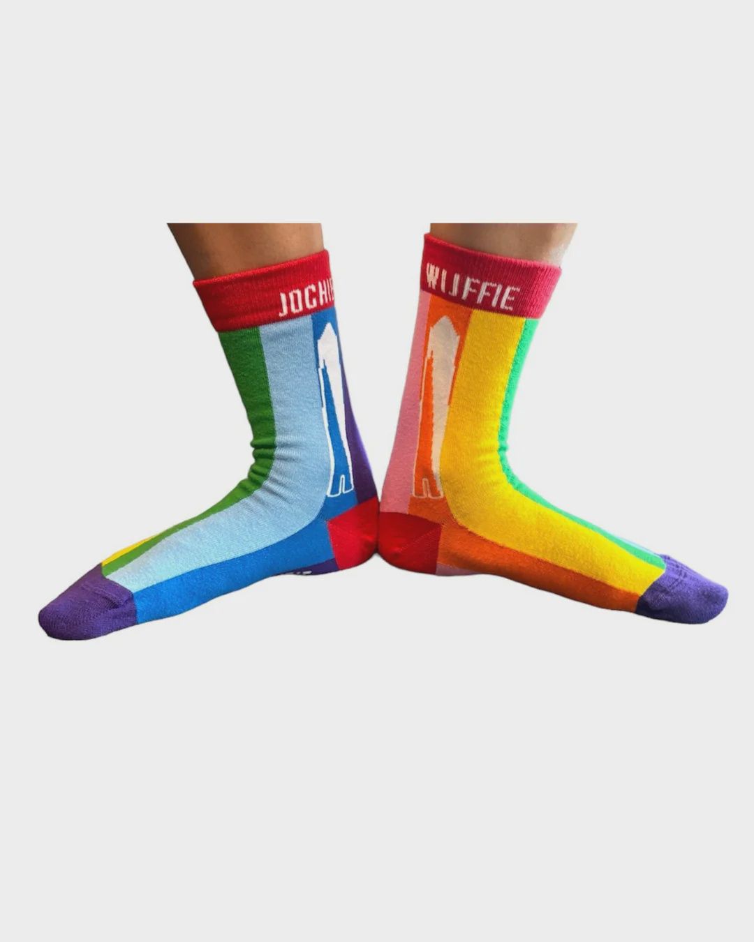&amp;Meer | Utrecht sokken - regenboog kleuren