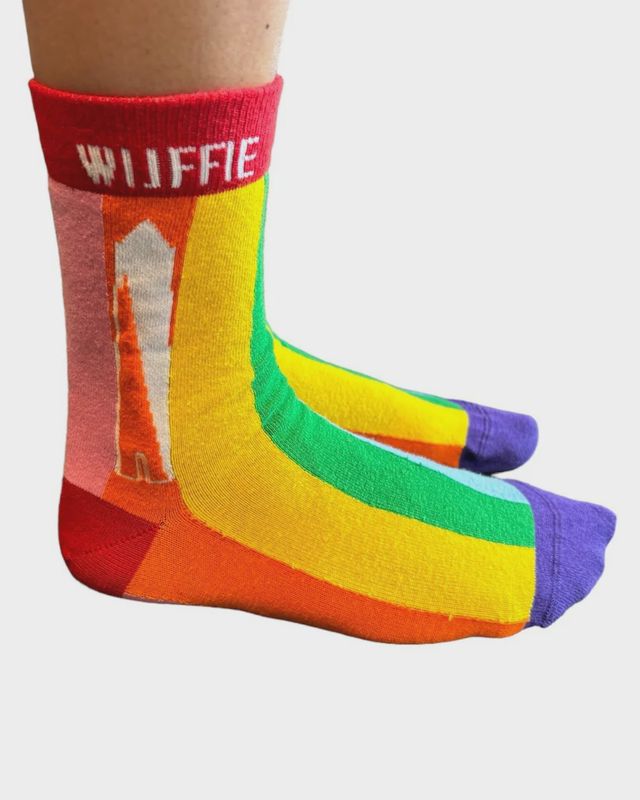 &amp;Meer | Utrecht sokken - regenboog kleuren