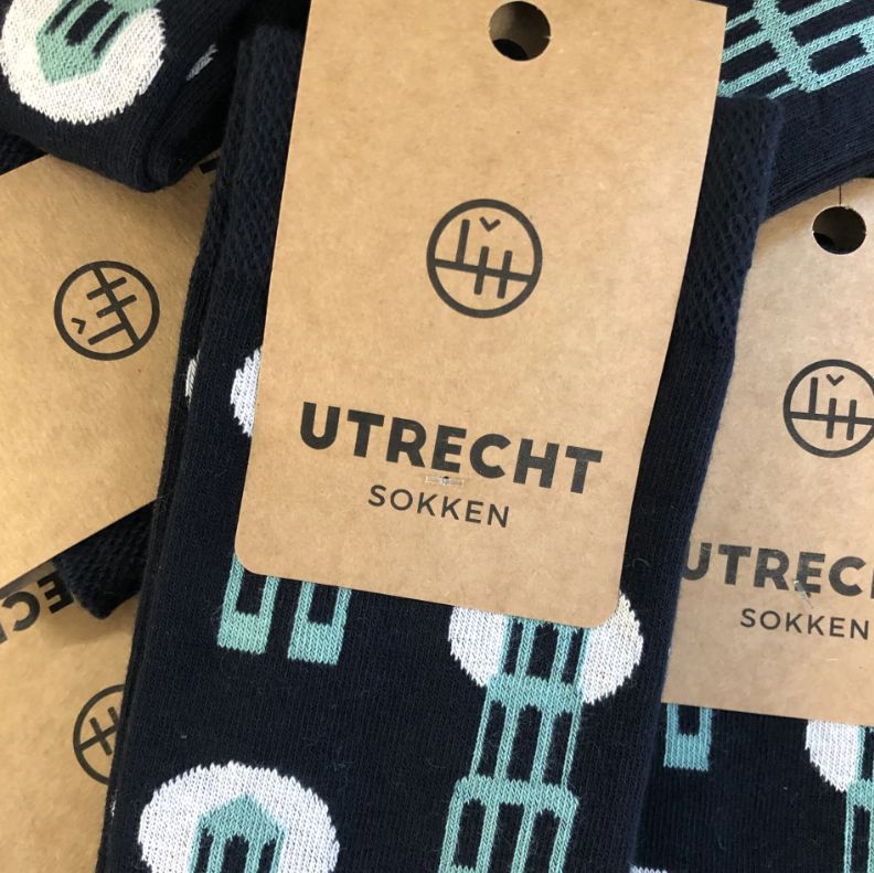 Lucas van Hapert I Utrecht sokken donkerblauw, Size: 35 - 38