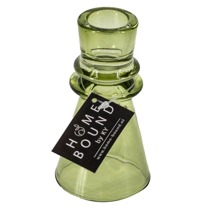 HomeBound I Kandelaar groen glas