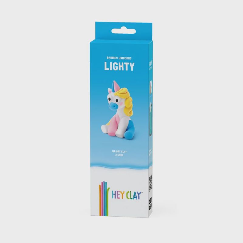 Hey Clay I Regenboog unicorn Lighty