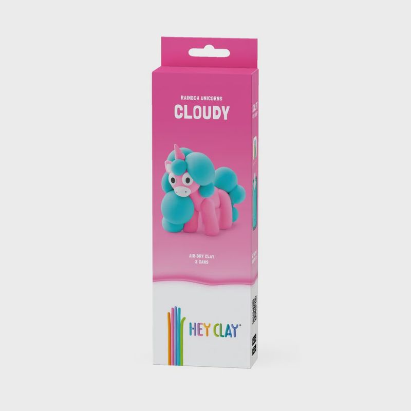 Hey Clay I Regenboog unicorn Cloudy