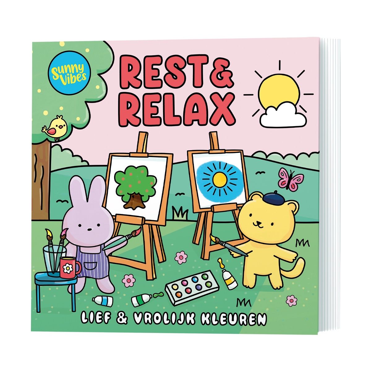 Sunny Vibes I Kleurboek Rest &amp; relax
