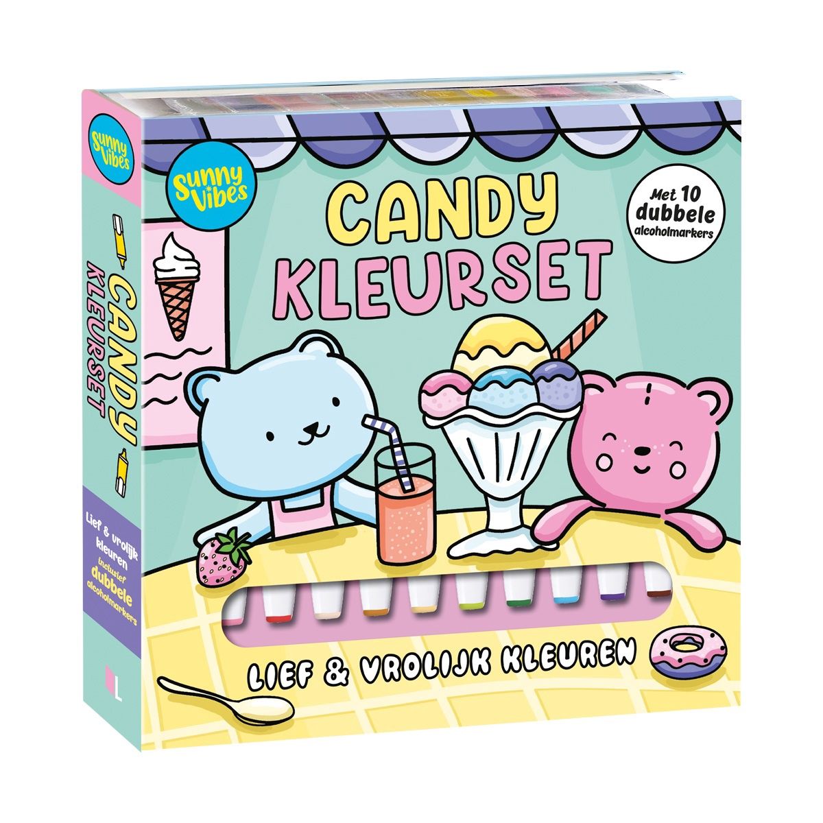 PRE-ORDER I Sunny Vibes I Candy kleurset met alcoholstiften
