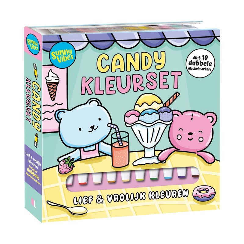 PRE-ORDER I Sunny Vibes I Candy kleurset met alcoholstiften