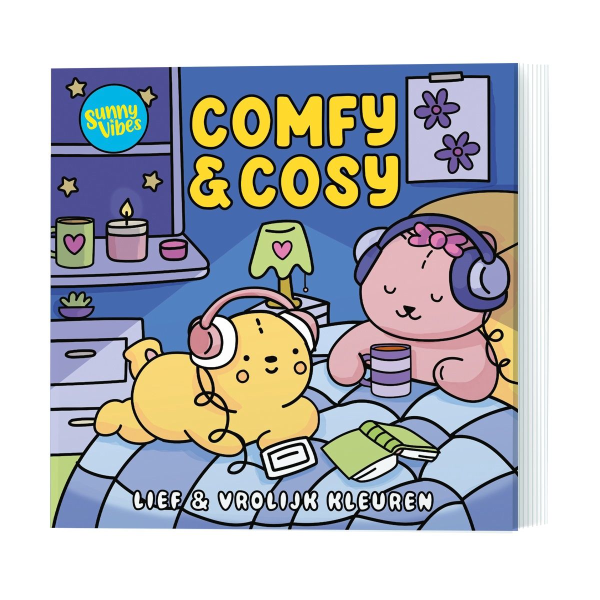 PRE-ORDER I Sunny Vibes I Kleurboek comfy &amp; cosy