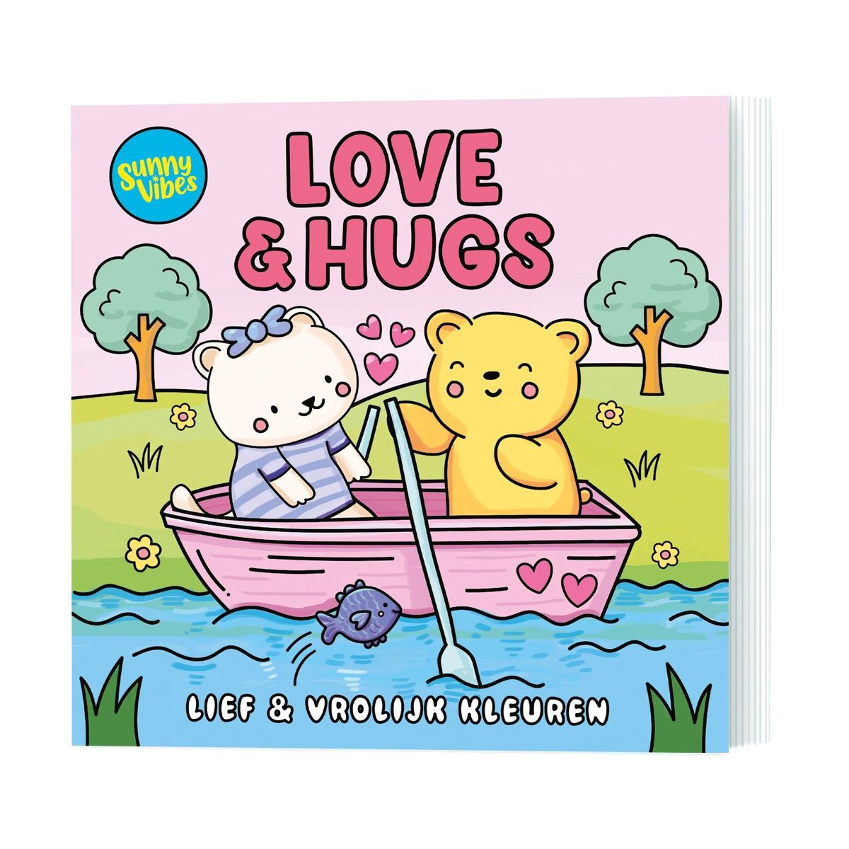 PRE-ORDER I Sunny Vibes I Kleurboek love &amp; hugs