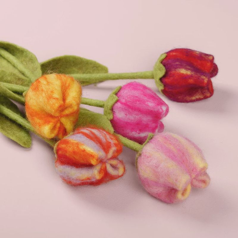Sjaal met Verhaal I Bloem Tulp (diverse kleuren)
