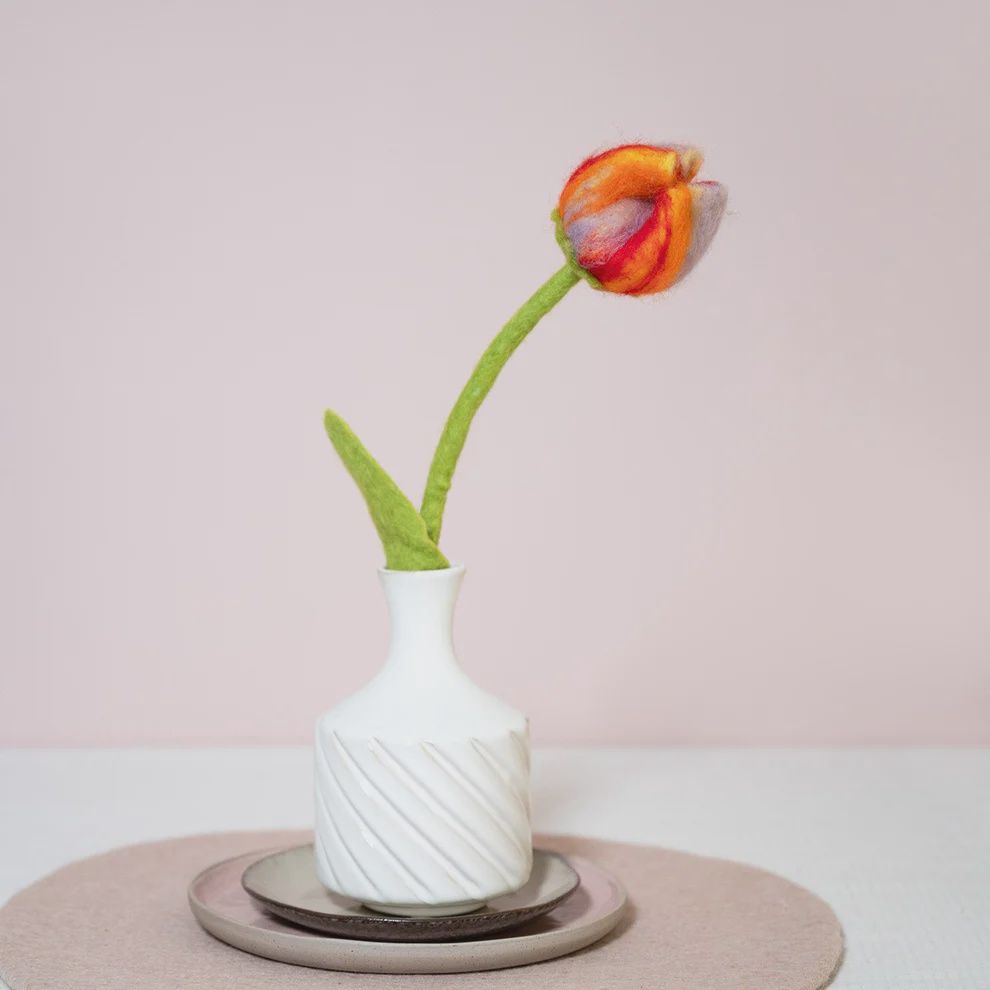 Sjaal met Verhaal I Bloem Tulp (diverse kleuren), Tulp: Riva