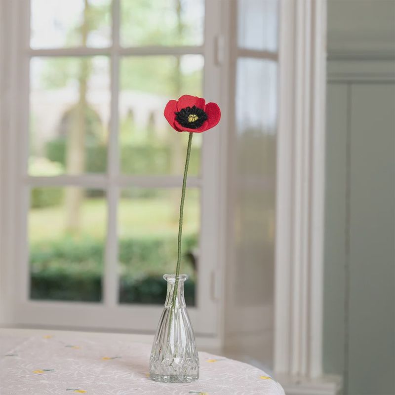 Sjaal met Verhaal I Bloem klaproos