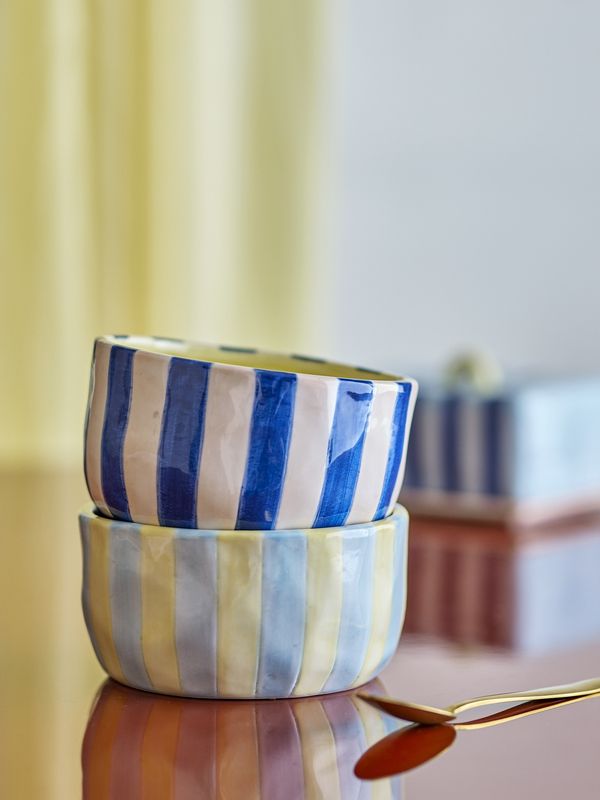 Bloomingville I Phoenix gestreepte schaal (div. kleuren)