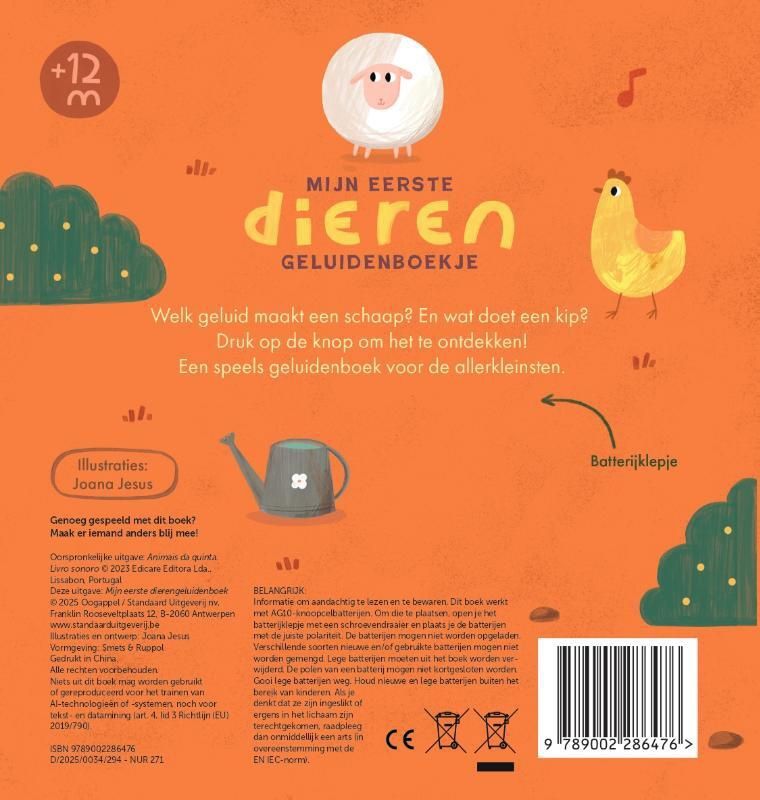 Kinderboek Mijn eerste dieren geluidenboekje