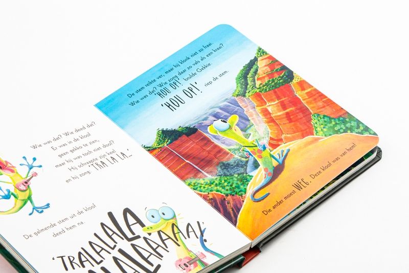 Kinderboek Gekkie de gekko (kartonnen editie)