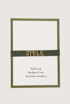 Zusss I Armbandje smile voor liefste juf
