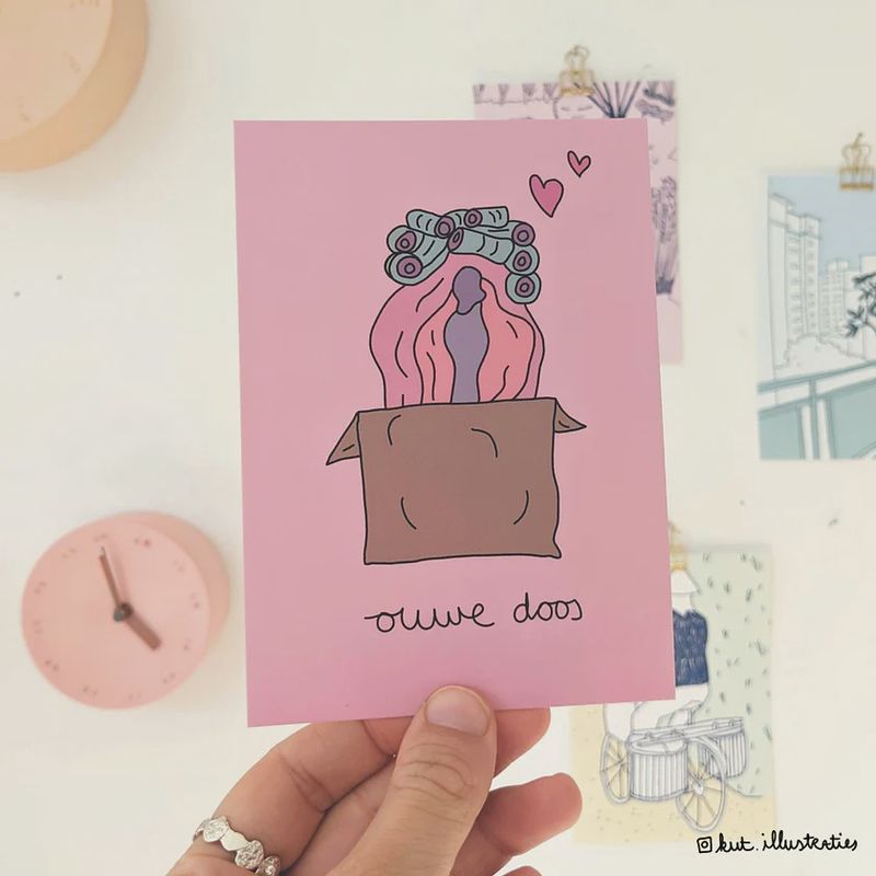 KUT.illustraties I Kaart Ouwe doos