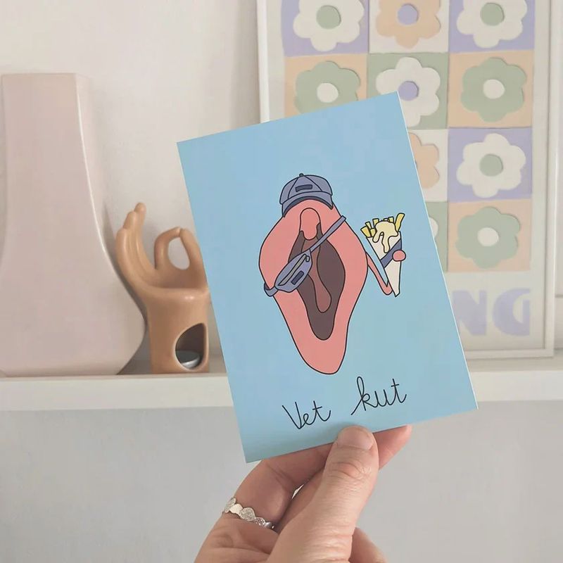 KUT.illustraties | Kaart Vet kut