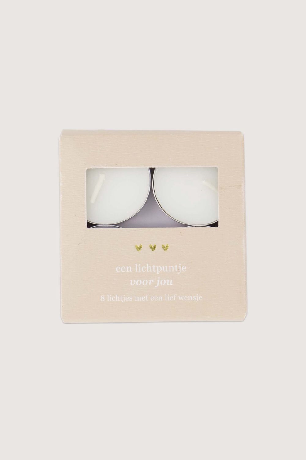 Zusss I Waxinelichtjes in doosje een lichtpuntje voor jou