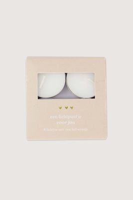 Zusss I Waxinelichtjes in doosje een lichtpuntje voor jou