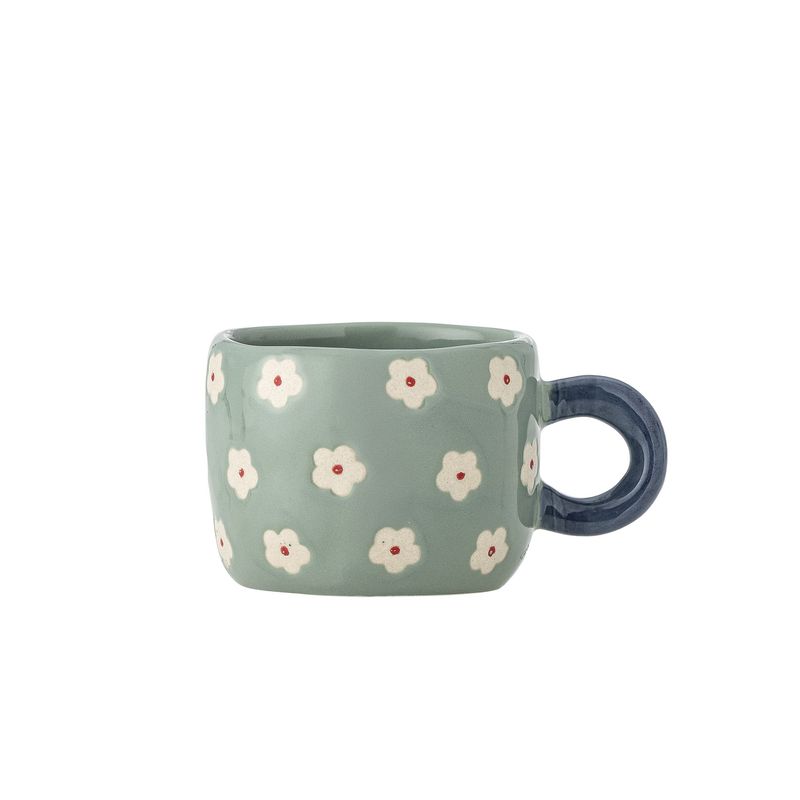 Bloomingville I Espresso kopje blauw met bloemetjes