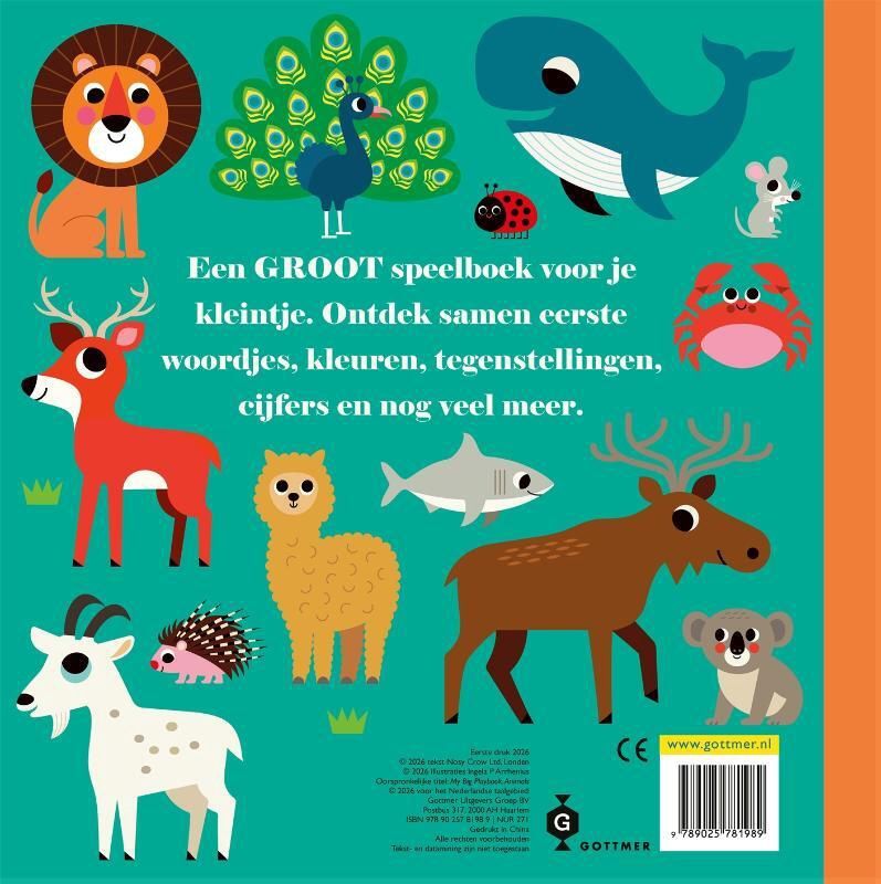 Kinderboek Mijn grote speelboek - Dieren