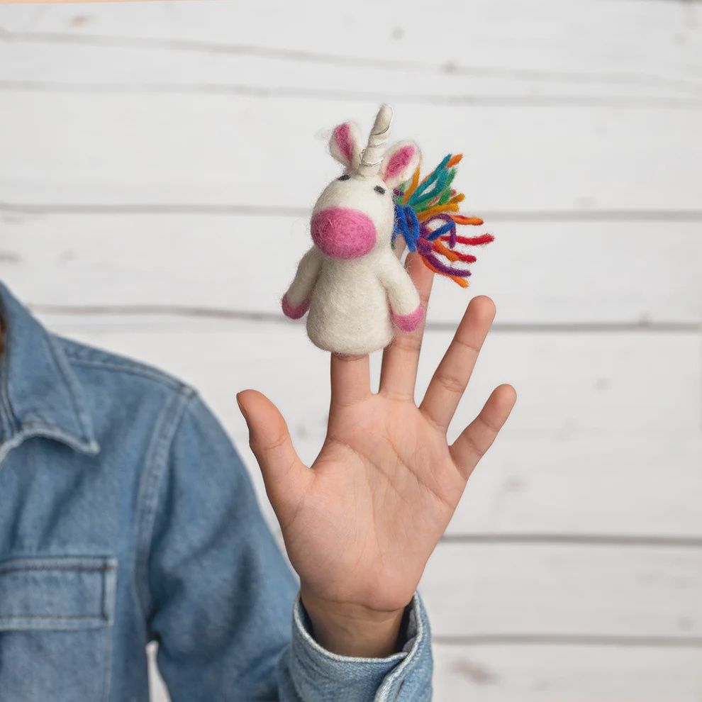 Sjaal met Verhaal I Vingerpopje Unicorn