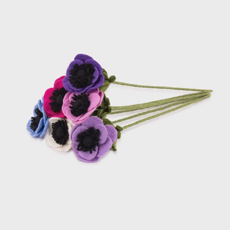 Sjaal met Verhaal I Bloem Anemoon (div. kleuren)