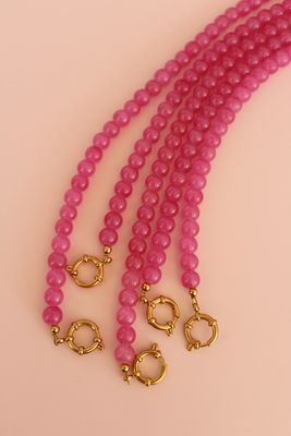 Kralenketting roze