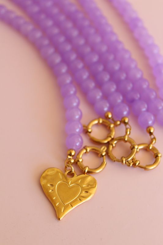 Kralenketting paars
