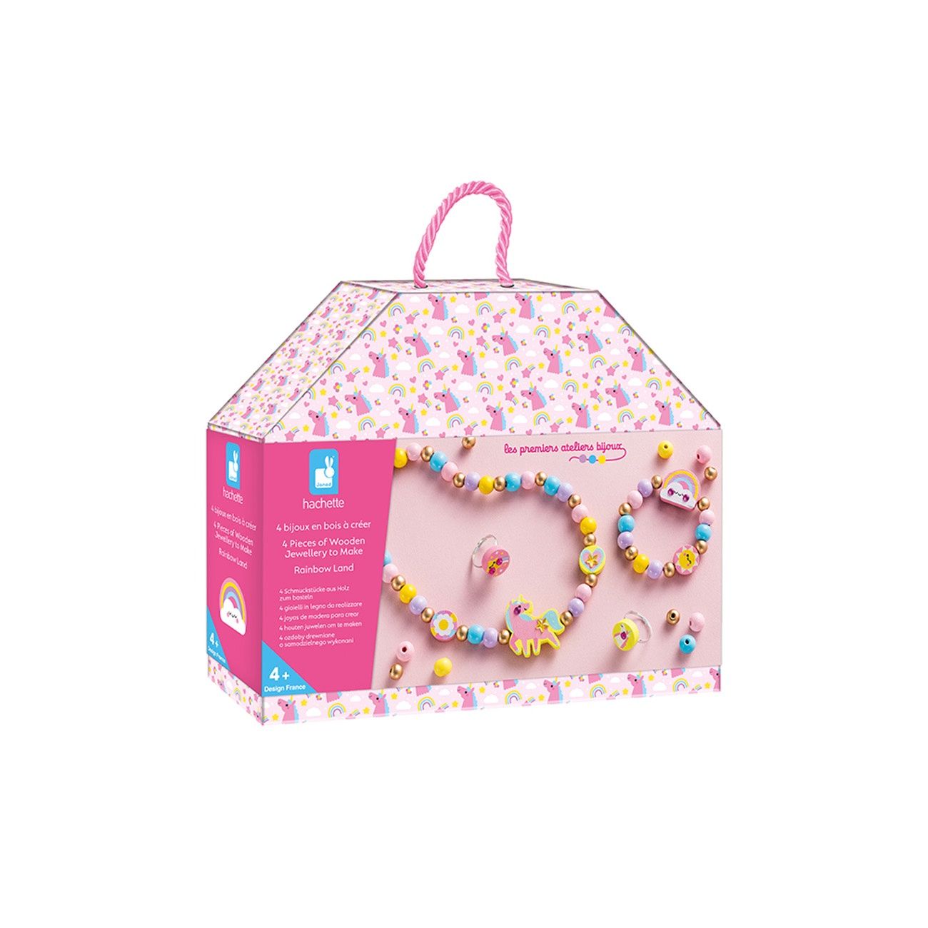 Janod I Houten sieraden om zelf te maken - Rainbow Land