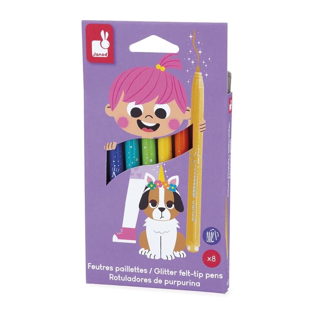 Janod I Viltstiften met glitter
