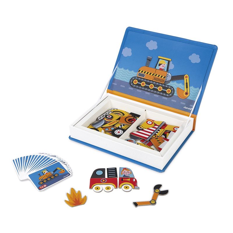Janod I Magneetboek Racers