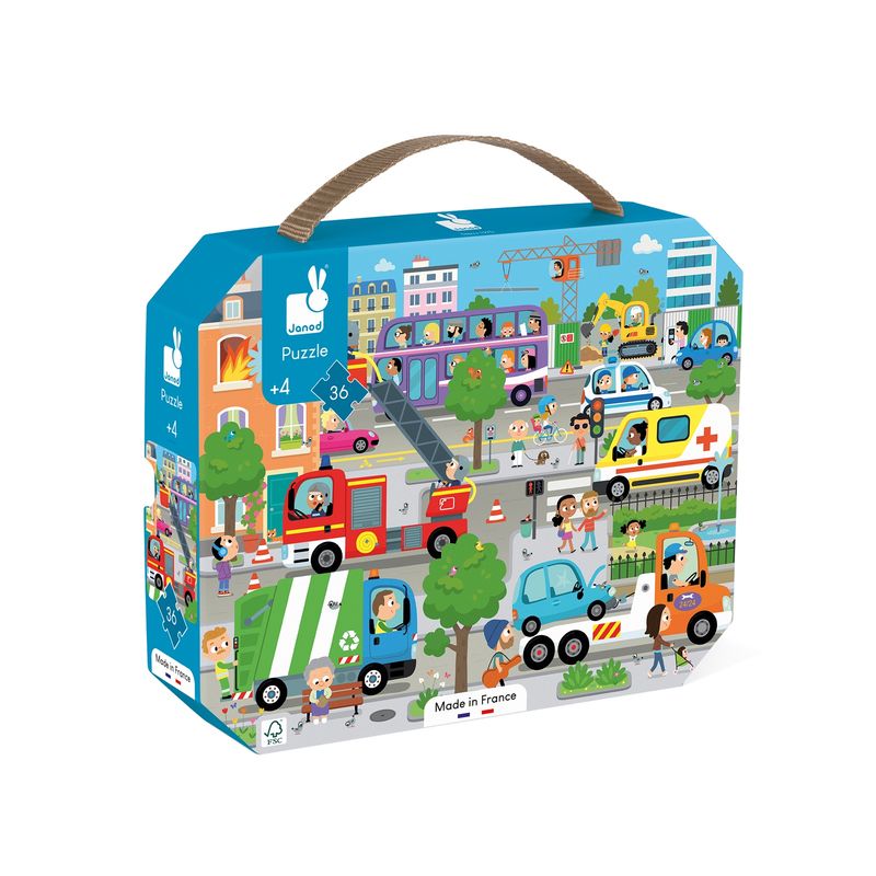 Janod I Puzzel de stad (36 stukjes)