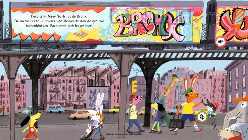 Kinderboek Paco en de hiphop (muziek)