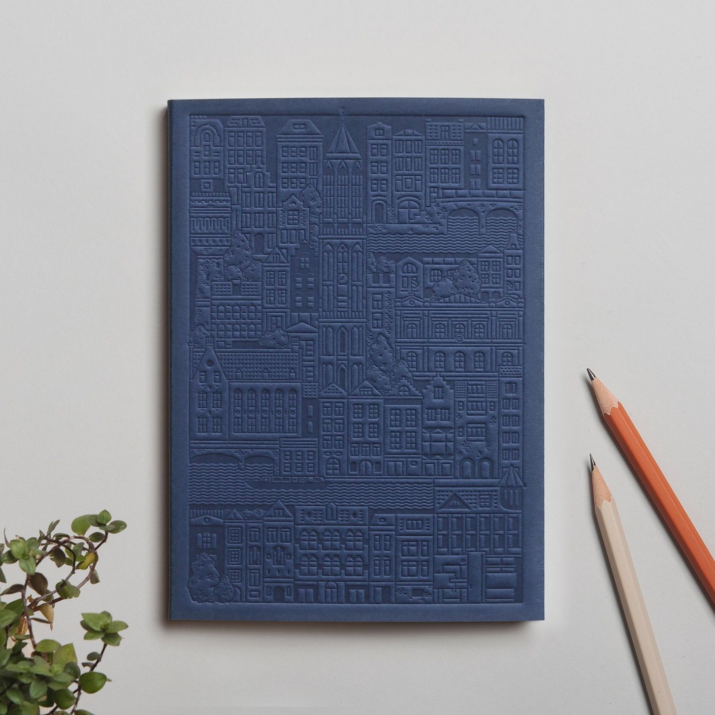 Utrecht notitieboek (div. kleuren), Kleur: Blauw