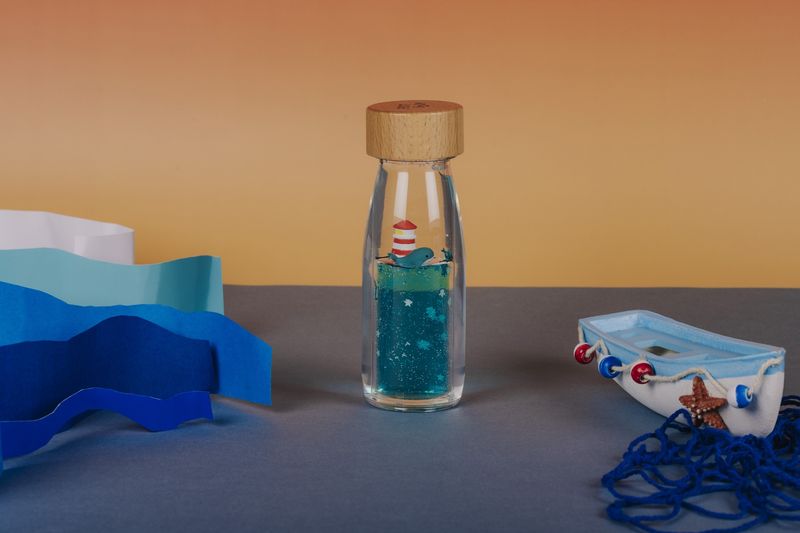 Petit Boum I Sensorische fles Walvis