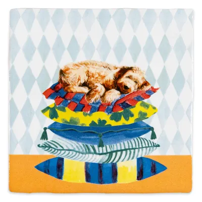 StoryTiles I Slapende hong (Labradoodle)