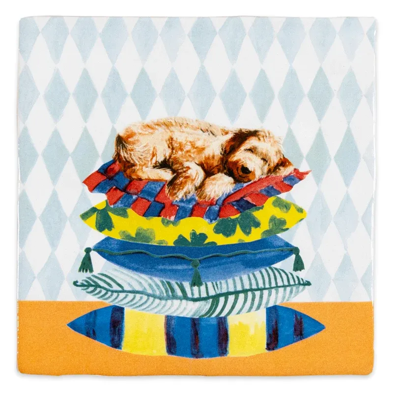 StoryTiles I Slapende hong (Labradoodle)