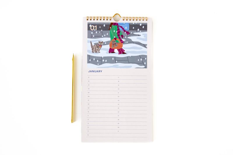 A-Journal I Verjaardagskalender katten