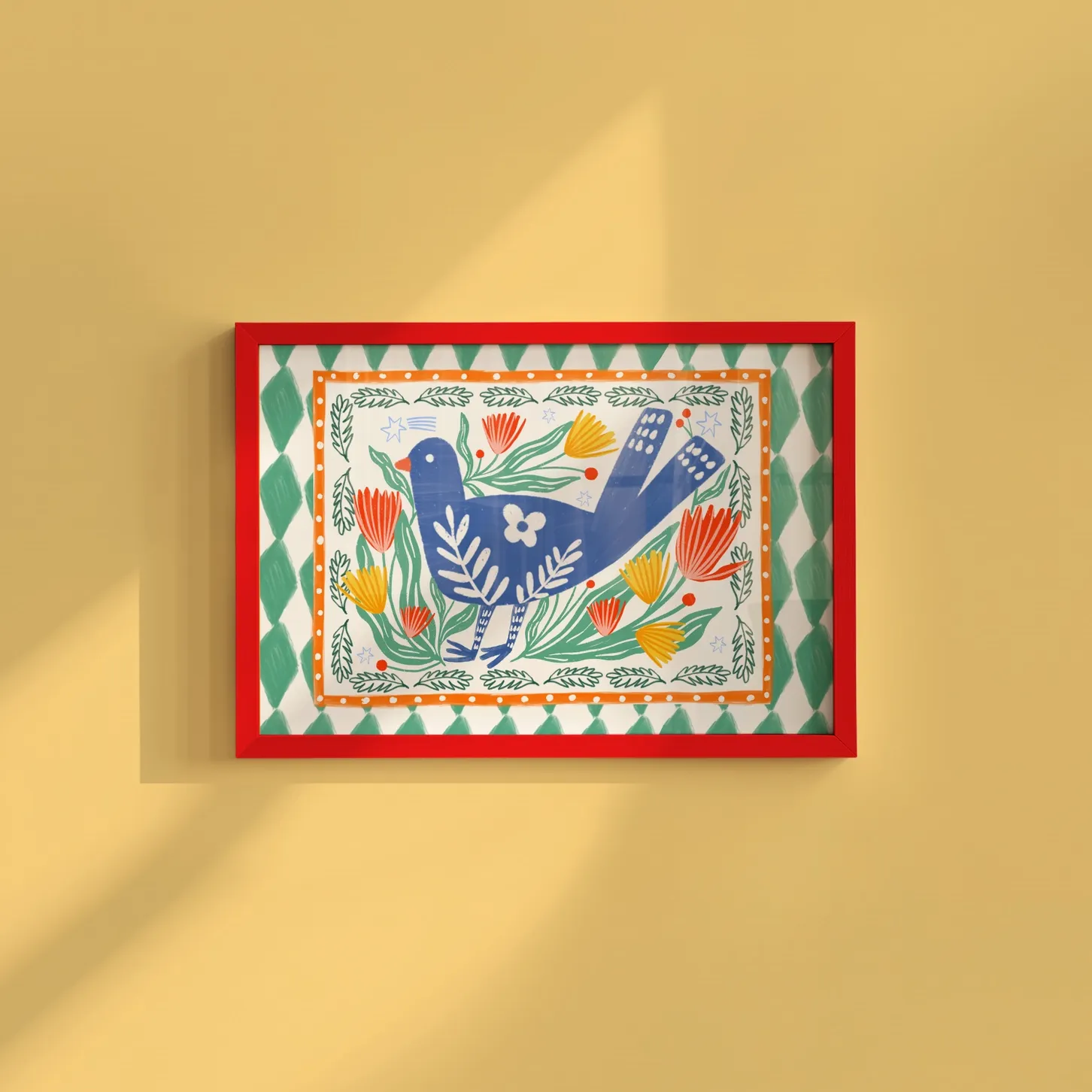 Carole Hillman I A5 poster vogel
