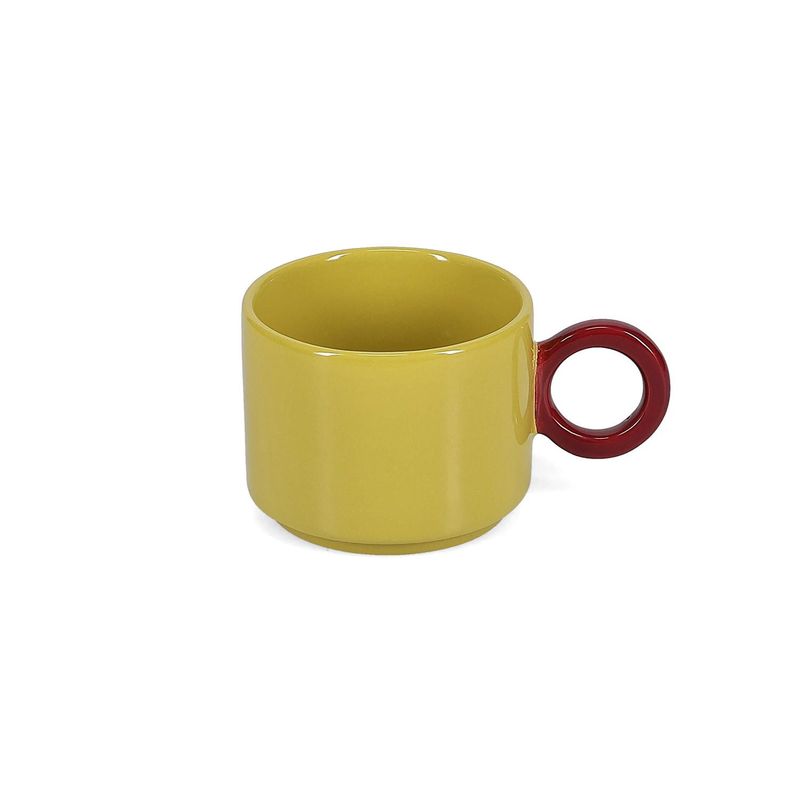 ONA I Mok Lou mosterdgeel / burgundy