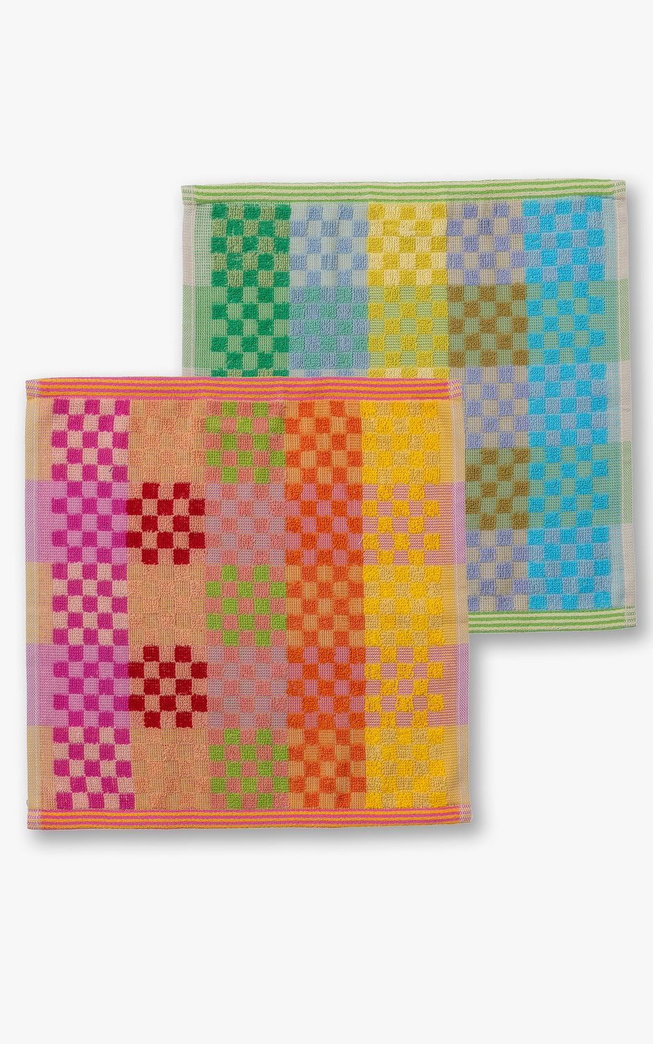 Foekje Fleur I Gastenhanddoekjes Checkered check 163