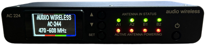 AC224 - 2-ZONE Diversity Antenna Combiner and Distribution System - 470-1260MHz (Custom Tuned in bands) (IN STOCK)